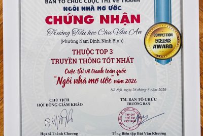 CHÚC MỪNG TRƯỜNG TIỂU HỌC CHU VĂN AN VÀ CÁC EM HỌC SINH ĐẠT THÀNH TÍCH XUẤT SẮC TẠI CÁC CUỘC THI CẤP TOÀN QUỐC