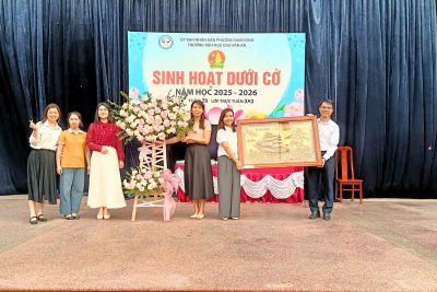 CHÀO ĐÓN CÁC BÉ 5 TUỔI ĐẾN THAM QUAN VÀ TRẢI NGHIỆM TẠI TRƯỜNG TIỂU HỌC CHU VĂN AN